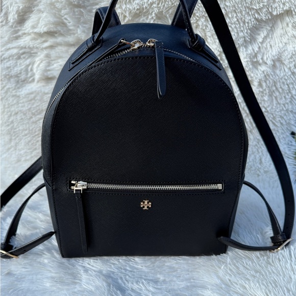 black saffiano leather mini backpack Ella Full-Grain Black, Handcrafted in Ethiopia A sleek companion for everyday styling Prada Saffiano Leather Nylon Vela